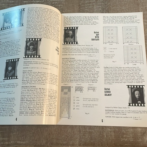 Vintage Leisure Arts Caps, Hats and Helmets to Knit & Crochet, Leaflet 131 - Picture 4 of 7